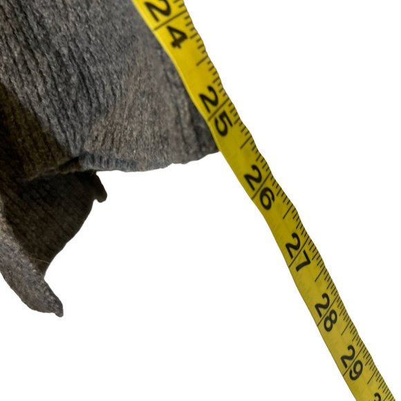 Madewell Walker Grey Merino Wool Alpaca Blend Open Front Cardigan Medium - Picture 7 of 8